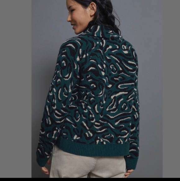 Anthropologie Current Air Blakely Cardigan Medium NWOT - Picture 2 of 11